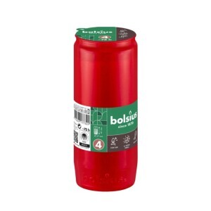 Bolsius Svíčka hřbitovní olejová 75h/RC4 Red (20/bal)