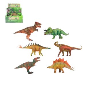 Zoolandia dinosaurus 15-18cm 6druhů 18ks v DBX(216/bal 432/krt)
