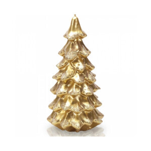 Bartek Svíčka Christmas Tree zlatá (12/krt)