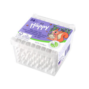 Bella Happy Vatové tyčinky papír. 56Ks Baby (48/krt)