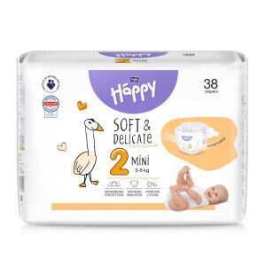 Bella Happy dětské pleny Mini 38ks (8/krt)