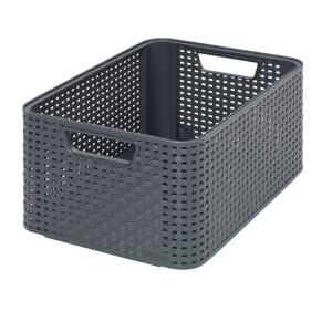 Curver Košík uložný Style M Tmavě šedá (3/krt)