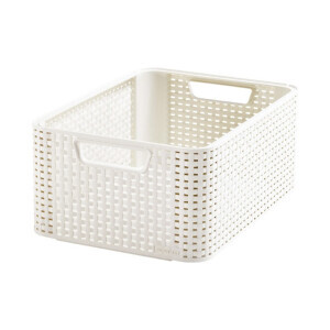 Curver Košík uložný Style M Off-White (3/krt)