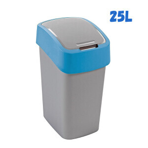 Curver Odpadkový koš 25L Střibrná/Modrá (4/krt)