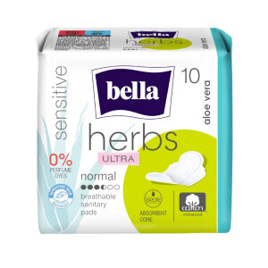 Bella Vložky Herbs Ultra Normal Aloe vera 10ks (24/krt)