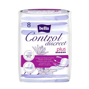Bella Vložky Control Discreet Plus 8ks (4/krt)