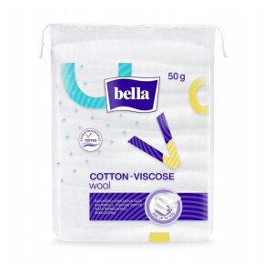 Bella Obvazová vata bavlněná-viskózní 50g (50/krt)