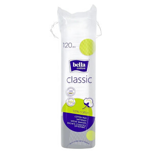 Bella Cotton Classic Kosmetické polštářky 120ks (35/krt)