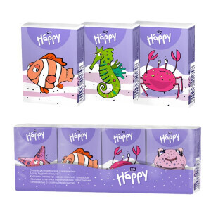Bella Happy Papír.kapesníčky 9x8ks Mini (28/krt)