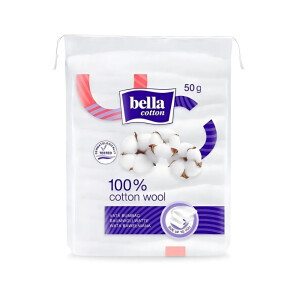 Bella Obvazová vata bavlněná 50g (50/krt)