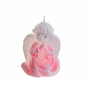 Bartek Svíčka Christmas Angel Rafael 85 Pink (12/krt)