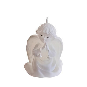 Bartek Svíčka Christmas Angel Rafael 85 White (12/krt)