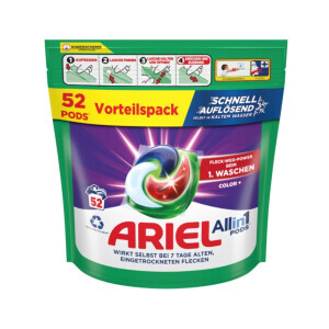 Ariel Gelové kapsle 52ks Allin1 Color+(2/krt)