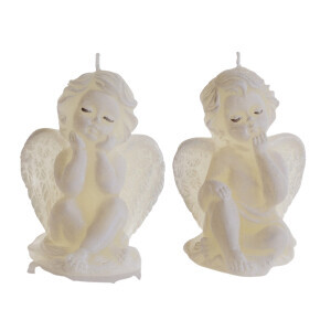 Bartek Svíčka Christmas Angel 90 Ecru (12/bal)