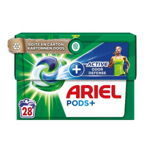 Ariel Gelové kapsle N 28ks 4in1 Active Odor Defense Touch of Febreze(4/krt)