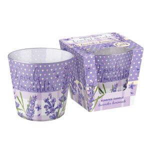 Bartek 115g Svíčka ve skle Lovely Lavender 2ass (12/krt)