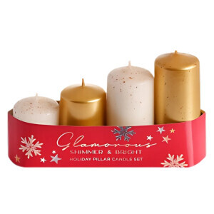 Bartek Svíčka adventní 4ks schody 40/55-70-85-100 Glamorous Gold MIX (12/krt)