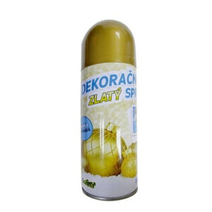 Dekorační sprej Zlatý 250ml