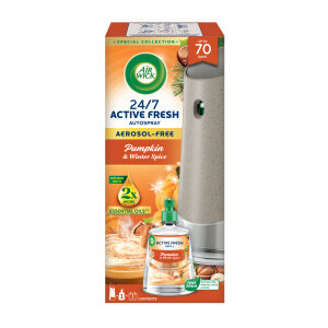 Airwick 228ml Active Fresh komplet Dýně a podzimní koření (4/krt)