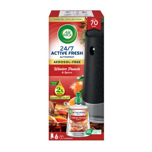 Airwick 228ml Active Fresh komplet Zimní punč (4/krt)