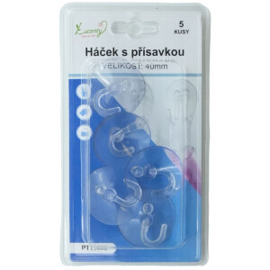 Háček s přísavkou 4cm/5ks (24/bal 288/krt)