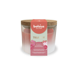 Bolsius Svíčka ve skle 66/83mm True Joy Floral Blessings (6/krt)
