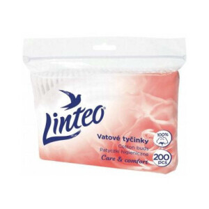 Linteo Vatové tyčinky papír. v sáčku 160ks (60/krt)