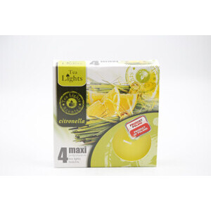 Admit Svíčka čajová Maxi 4ks Citronella (10/bal)