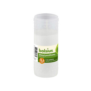 Bolsius Svíčka hřbitovní parafínová 34h/RP15 White (35/bal)