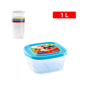 P.Forte Dóza plast Basic hran.1l Color (12/bal)