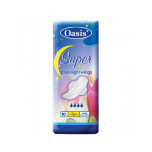 Oasis vložky Super Plus Night 10ks 