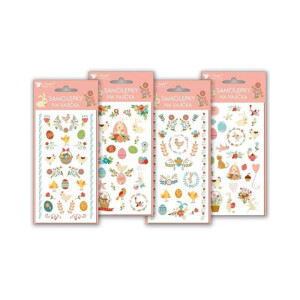 Velikonoční samolepky na vajíčka gelové 829 (240/krt)