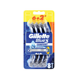 Gillette Blue3 Holítka 6+2ks Comfort (6/krt)