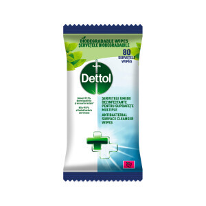 Dettol Vlh.ubrousky 80ks Antibakteriální (5/krt)