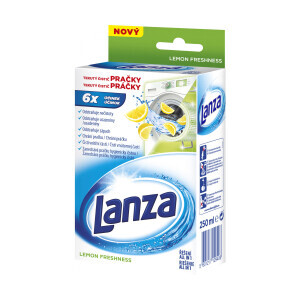 Lanza 250ml Tekutý čistič pračky Lemon (12/krt)