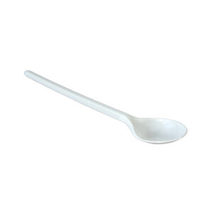 Lžíce plast PP 18cm/50ks White (40/krt)