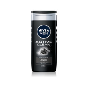 Nivea 250ml SG M Active Clean (6/bal 24/krt)