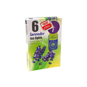 Admit Svíčka čajová 6ks Lavender (45/krt)