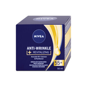 Nivea Pleť.krém 50ml Anti-Wrinkle Revitalizing 55+ night (3/bal 12/krt)