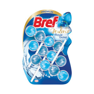 Bref 3*50g WC závěs DeLuxe Royal Orchid (9/krt)
