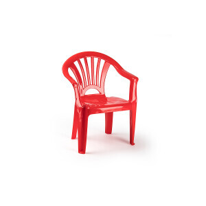P.Forte Židle dětská plast Red (1/bal)