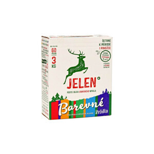 Jelen Prací prášek 3kg barevné (5/krt)