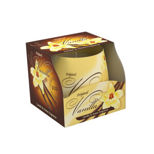 Santo 75g svíčka ve skle Vanilla Chery (12/krt)
