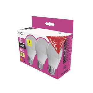 Emos Žárovka LED CLS A60 8,5W E27 WW 3pc (4/bal 24/krt)