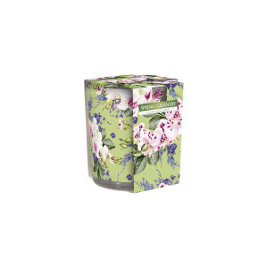 Bispol Svíčka ve skle SN72/100g Spring Greenery (6/krt)