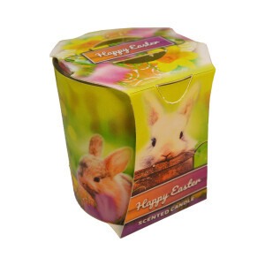 Admit Svíčka ve skle 90g Easter Bunny (6/krt)