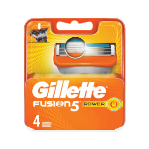 Gillette Fusion Náhradní hlavice Power 4ks CZ (10/bal 200/krt)