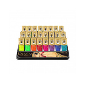 Revers Nail polish Diva Gel Effect 10ml set I (24/bal 288/krt)