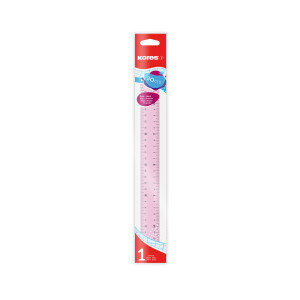 Kores Pravítko 30cm Transparentní (50/bal 400/krt)