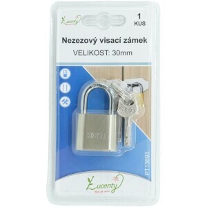 Zámek visací 30mm (24/bal 288/krt)